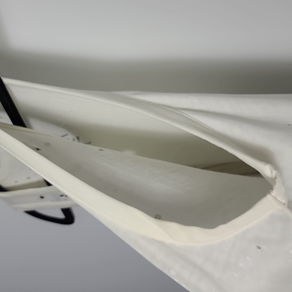 CHASER Paint Splatter Distressed Tank Cream Sleeveless Top Size Large - Picture 14 of 16